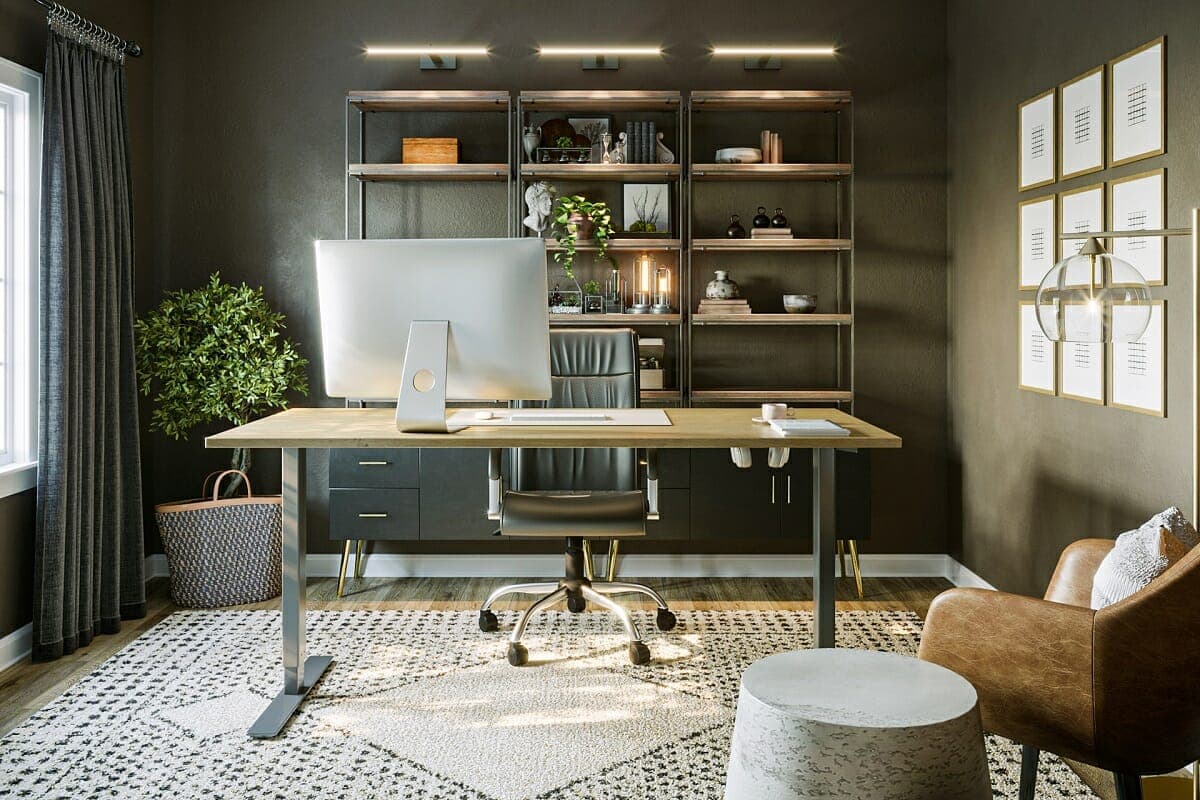 Interior remodeling and home office upgrade